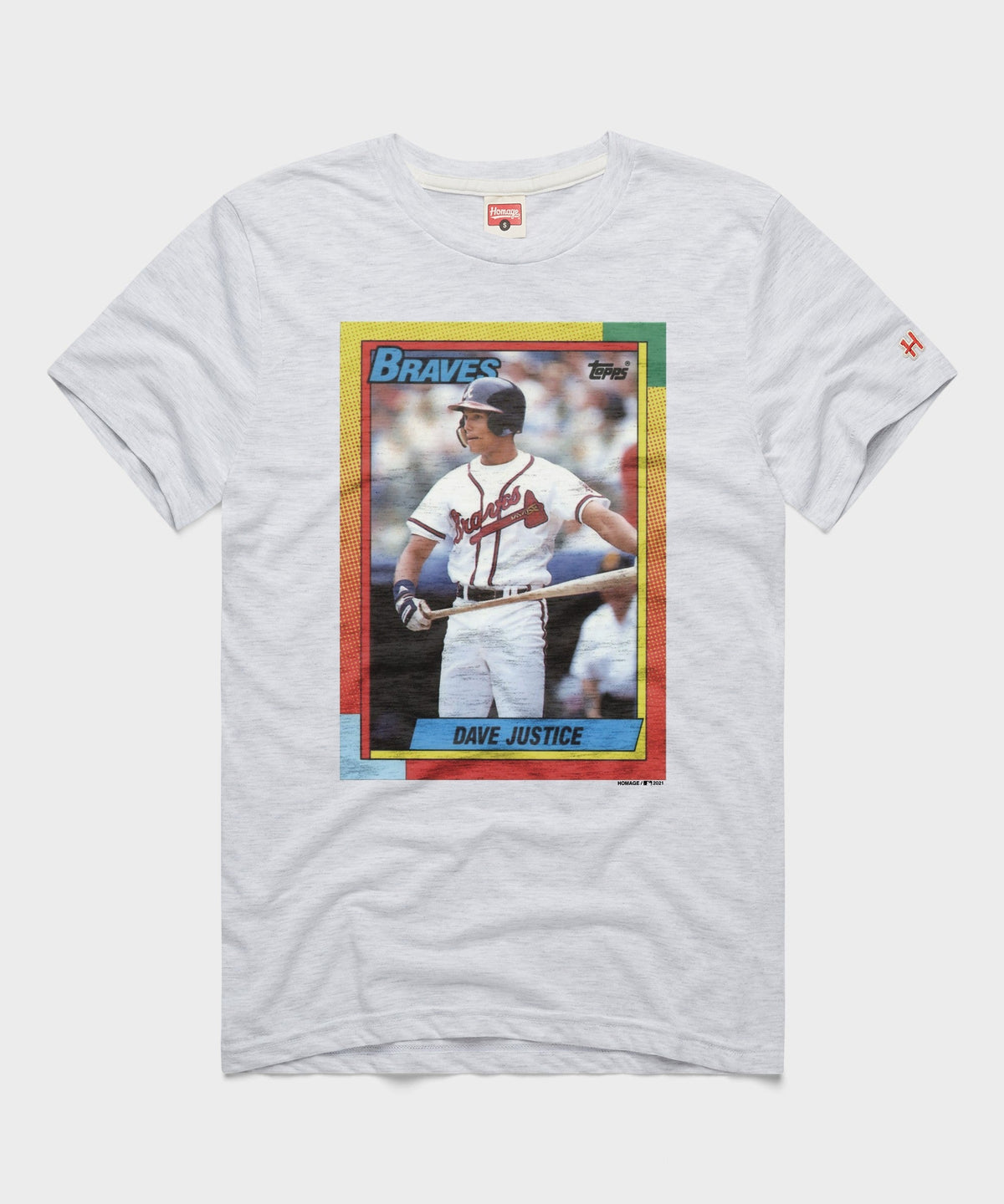 1990 Topps Baseball Dave Justice Rookie product image 1