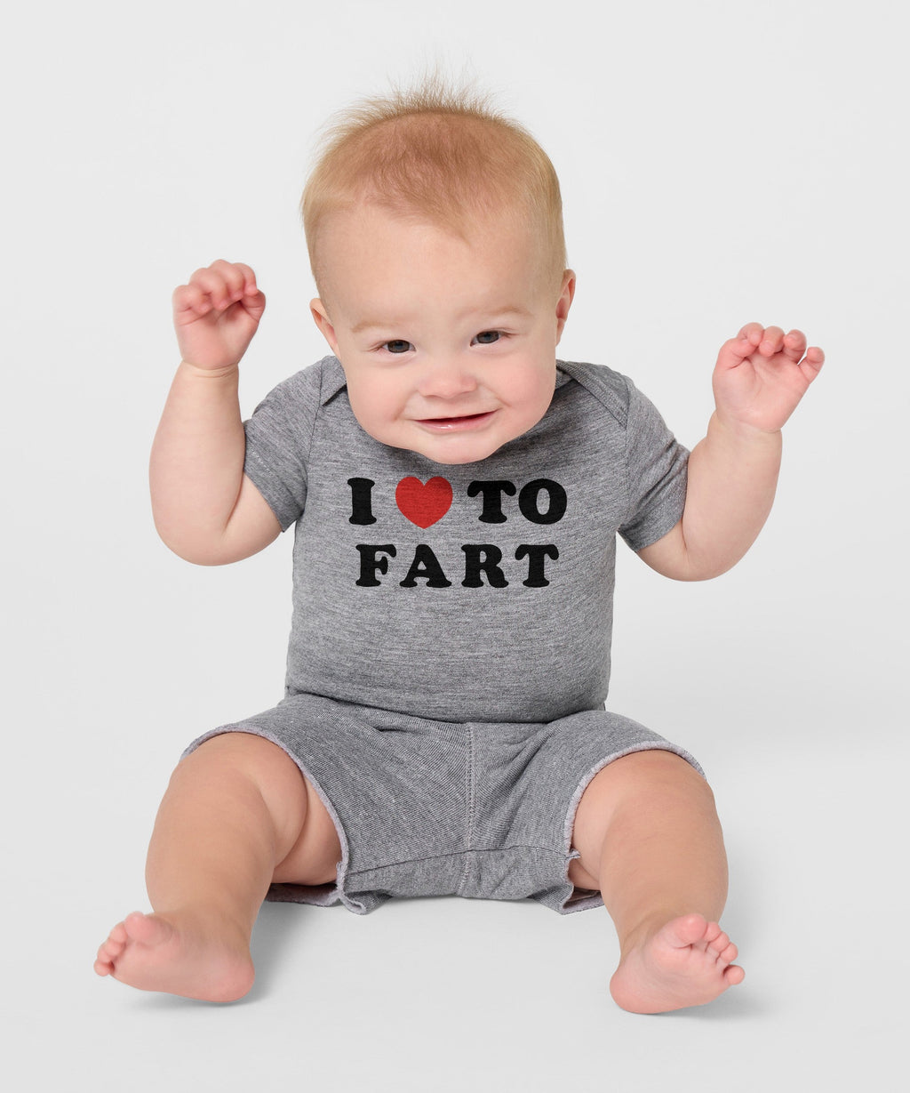 I Heart To Fart Baby One Piece