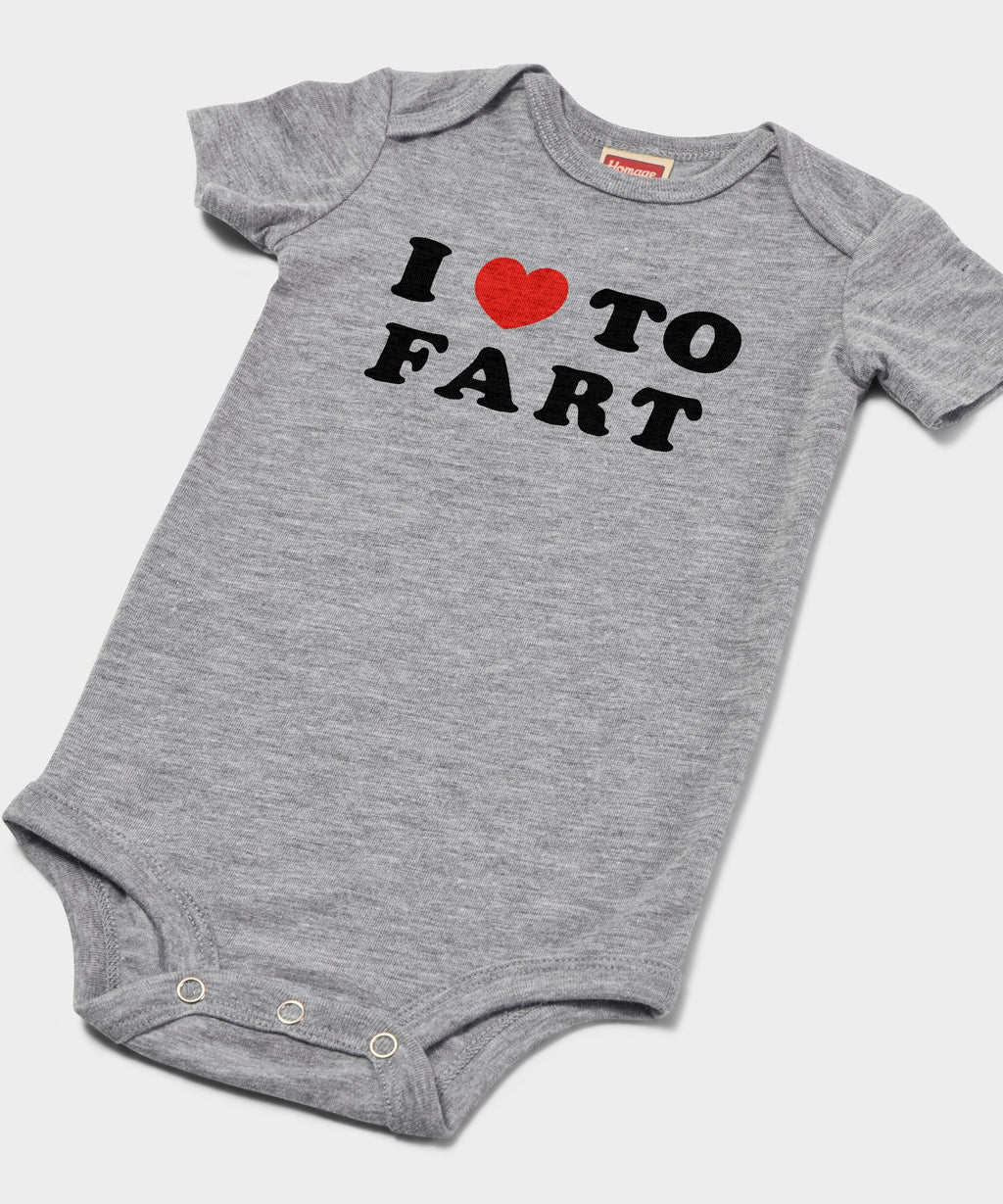 I Heart To Fart Baby One Piece