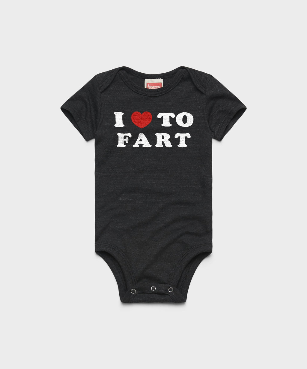 I Heart To Fart Baby One Piece