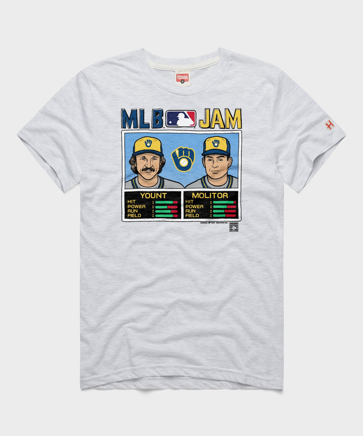 MLB Jam Brewers Molitor And Yount product image 1