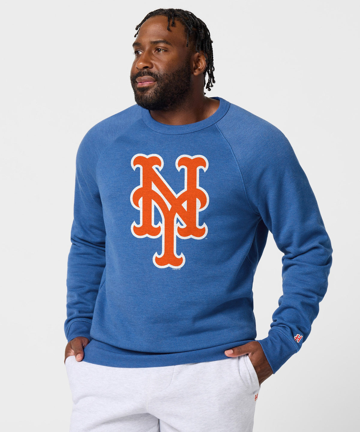 New York Mets Cap Logo '13 Crewneck