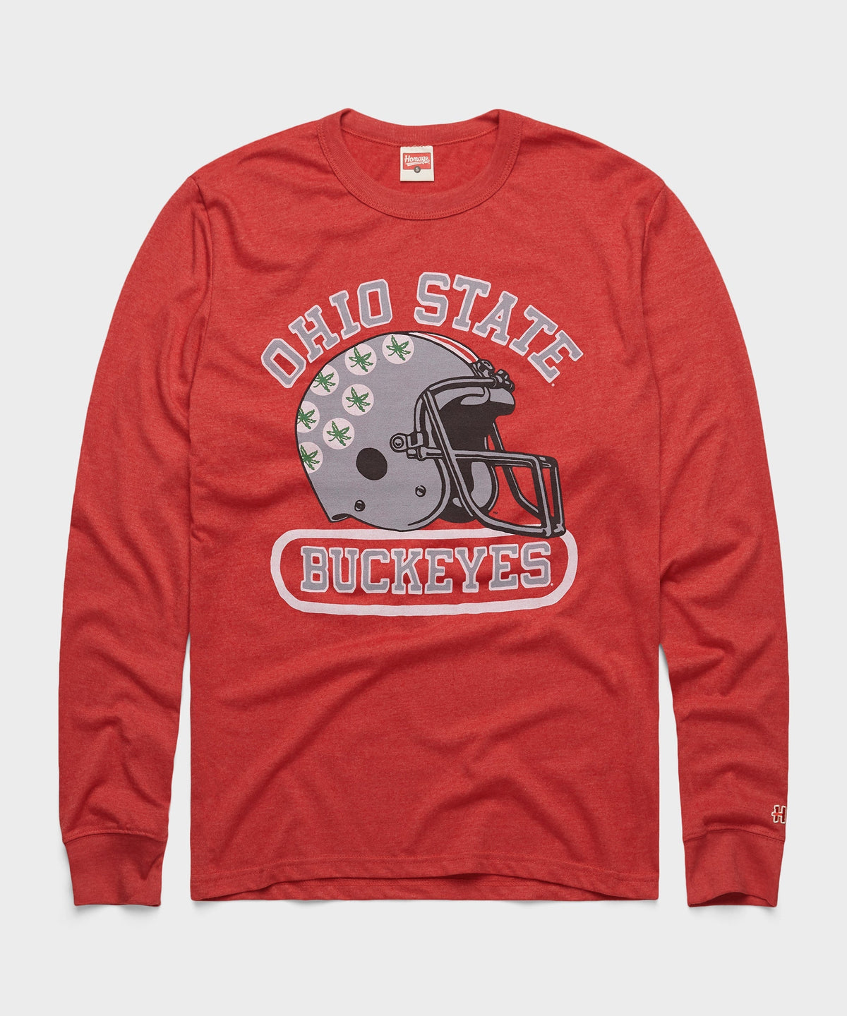 Ohio State Buckeyes Helmet Long Sleeve Tee product image 1