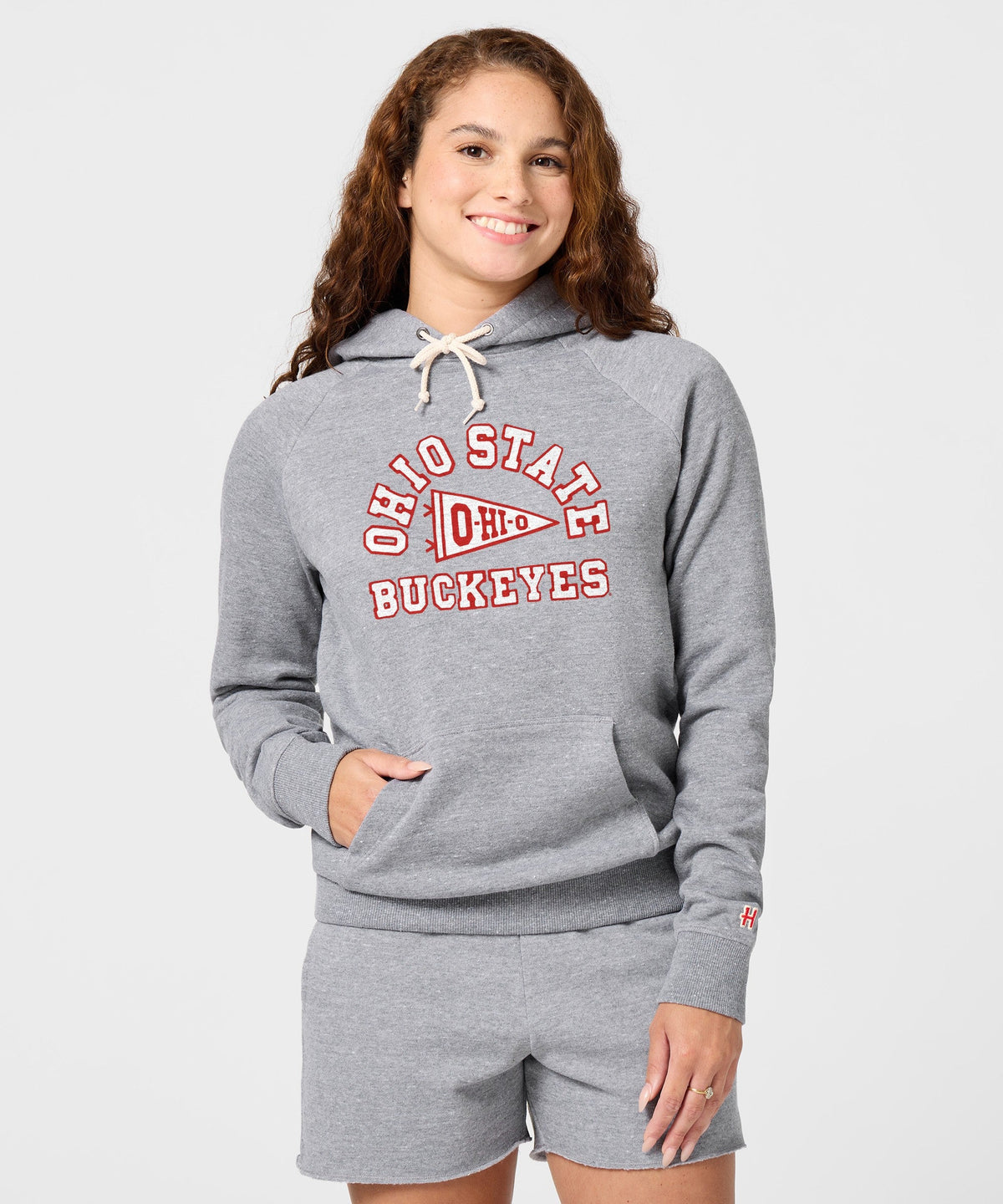 Women's Ohio State Buckeyes Pennant Hoodie product image 3